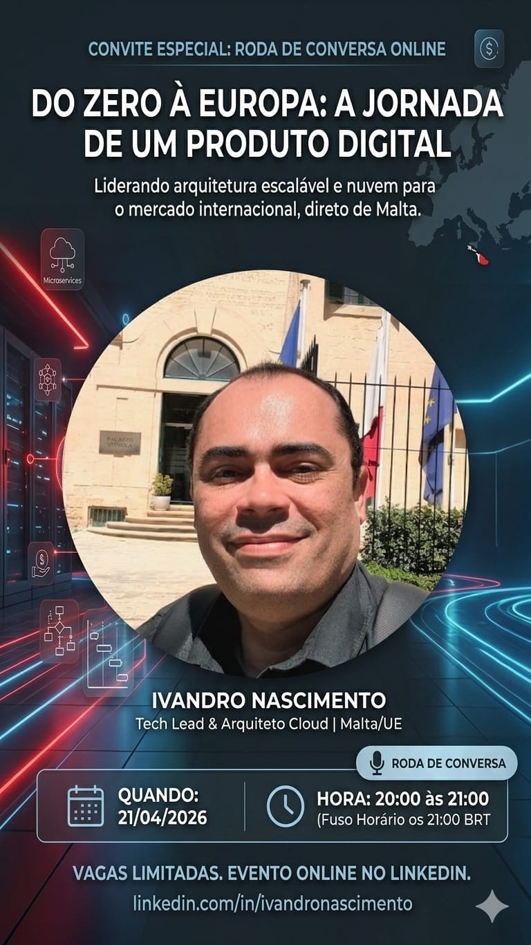 Roda de Conversa 17 - Roda de Conversa: Do Zero à Europa – A Jornada de um Produto Digital